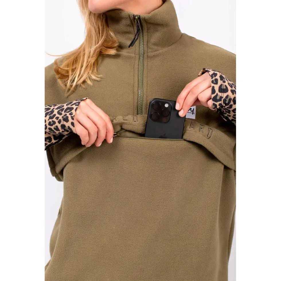 Pile Eivy Ball Fleece Vest Olive