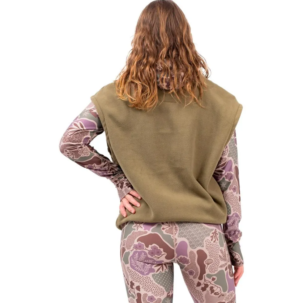 Pile Eivy Ball Fleece Vest Olive