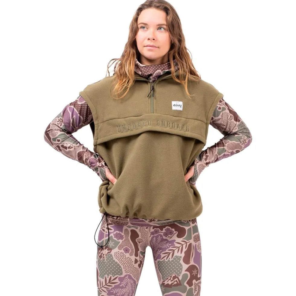 Pile Eivy Ball Fleece Vest Olive