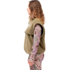 Pile Eivy Ball Fleece Vest Olive