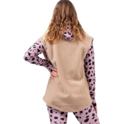 Pile Eivy Lumberjackie Sherpa Vest Sand