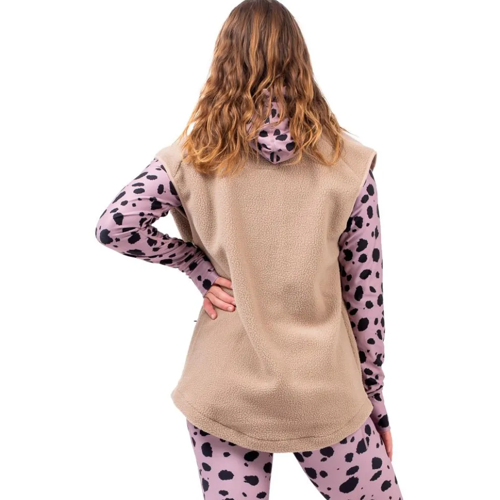 Pile Eivy Lumberjackie Sherpa Vest Sand