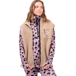 Pile Eivy Lumberjackie Sherpa Vest Sand