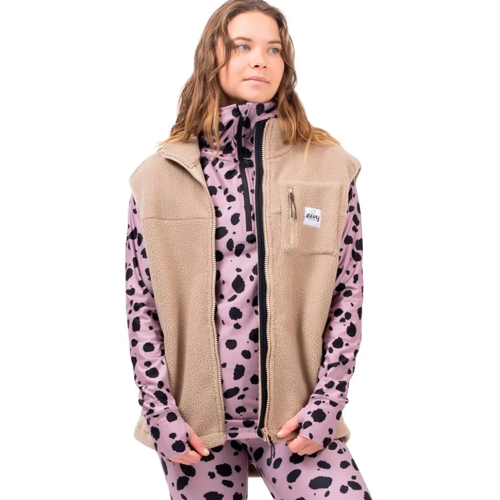 Pile Eivy Lumberjackie Sherpa Vest Sand