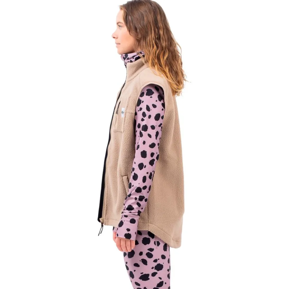 Pile Eivy Lumberjackie Sherpa Vest Sand