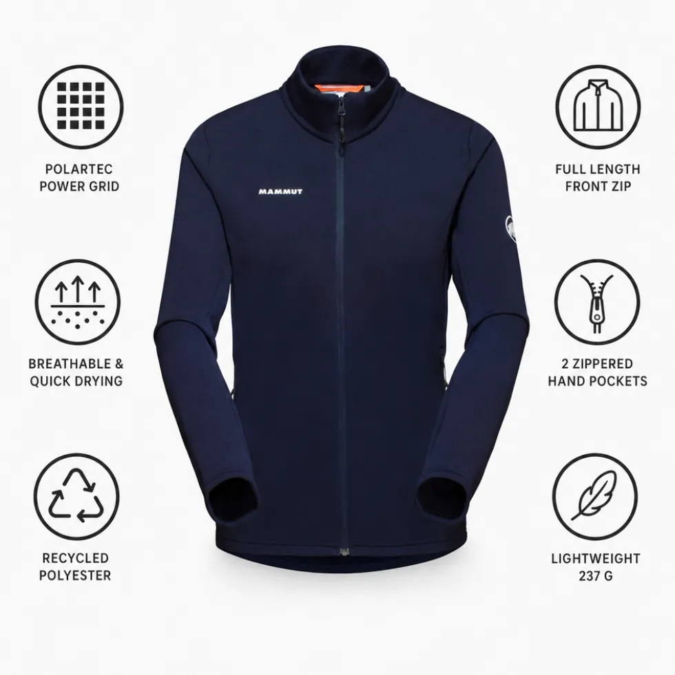 Pile Mammut Aconcagua Light Ml Jkt W Marine
