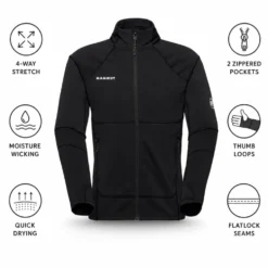 Pile Mammut Taiss Midlayer Black