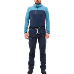Pile Millet Fusion Grid Hoodie Coronet Blue Saphir