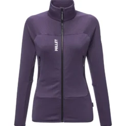 Pile Millet Fusion Grid Jkt W Purple Velvet
