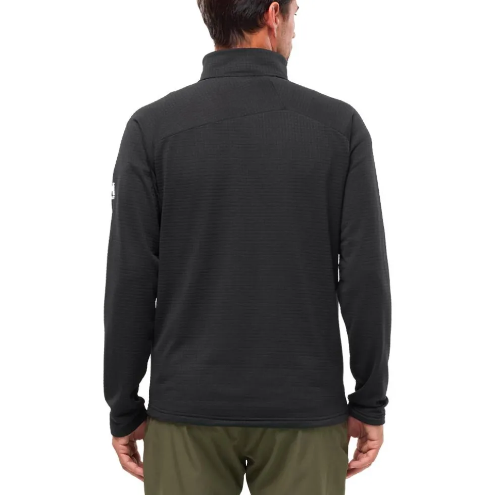 Pile Millet Parmelan Light Fleece 1/2 Zip Black