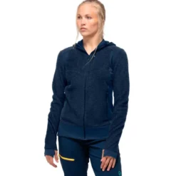 Pile Norrona Falketind Alpha120 Zip Hood W's Indigo Night