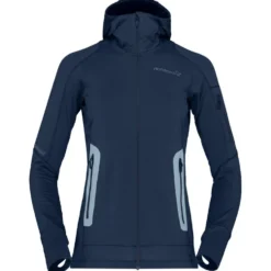 Pile Norrona falketind Power Grid Hood W's Indigo Night