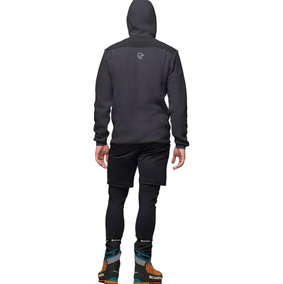 Pile Norrona Trollveggen Warm 3 Zip Hood M's Phantom