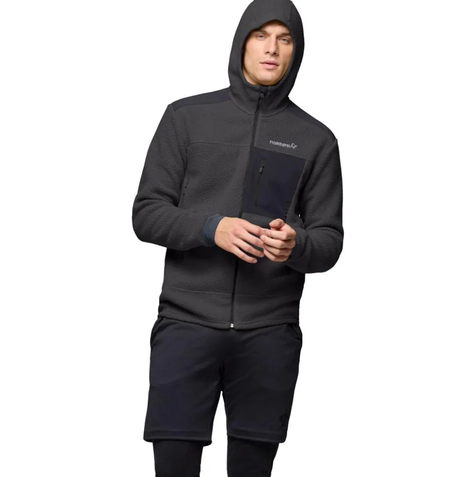 Pile Norrona Trollveggen Warm 3 Zip Hood M's Phantom