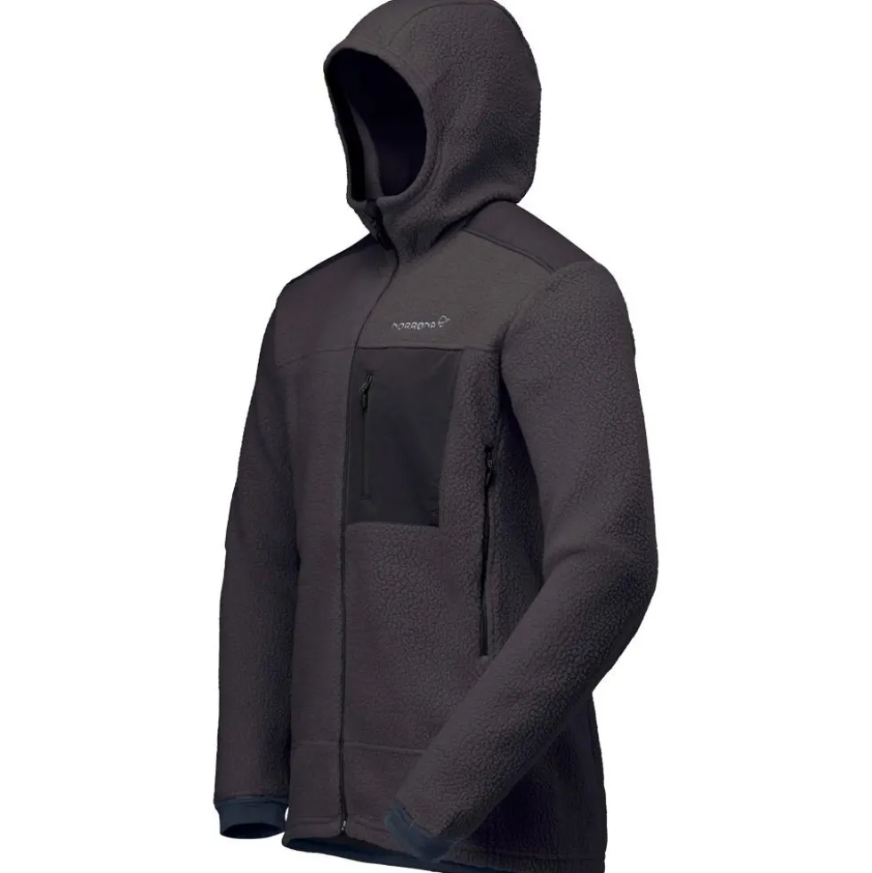 Pile Norrona Trollveggen Warm 3 Zip Hood M's Phantom