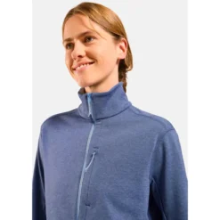Pile Odlo Grid Fleece W's Blue Heron Melange