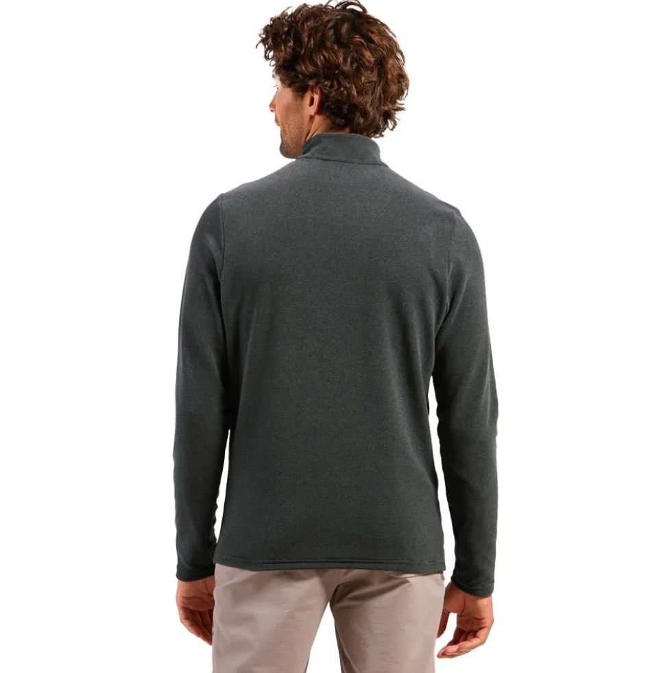 Pile Odlo Roy Mid Layer 1/2 Zip Shale Grey Black Stripes