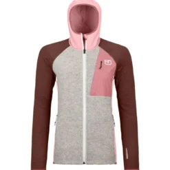 Pile Ortovox Fleece Gp Classic Knit Hoody Dawn Rose