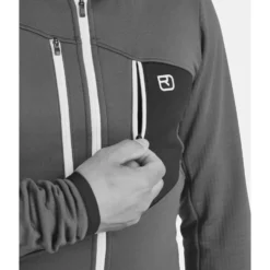Pile Ortovox Fleece Grid Hoody M Dark Arctic Grey
