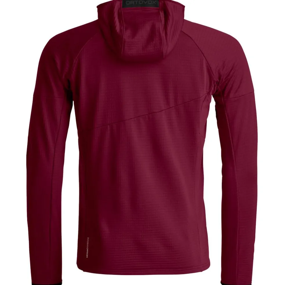 Pile Ortovox Fleece Light Grid Red Malbec