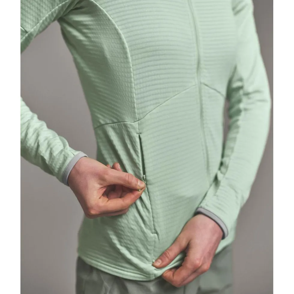 Pile Ortovox Fleece Light Grid W Green Acid