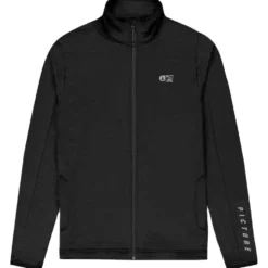 Pile Picture Bake Grid Full Zip Black