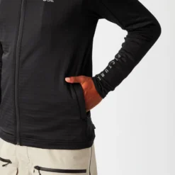 Pile Picture Bake Grid Full Zip Black