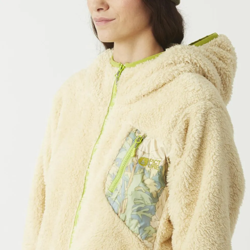 Pile Picture Izimo Full Zip Fleece Wood Ash