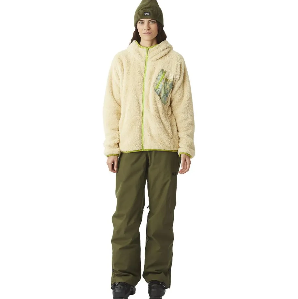 Pile Picture Izimo Full Zip Fleece Wood Ash
