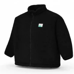Pile Picture Nyss Embro Zip Black