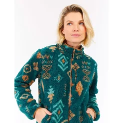 Pile Protest PrtAdele Outdoor Full Zip Top Rainstorm Blue