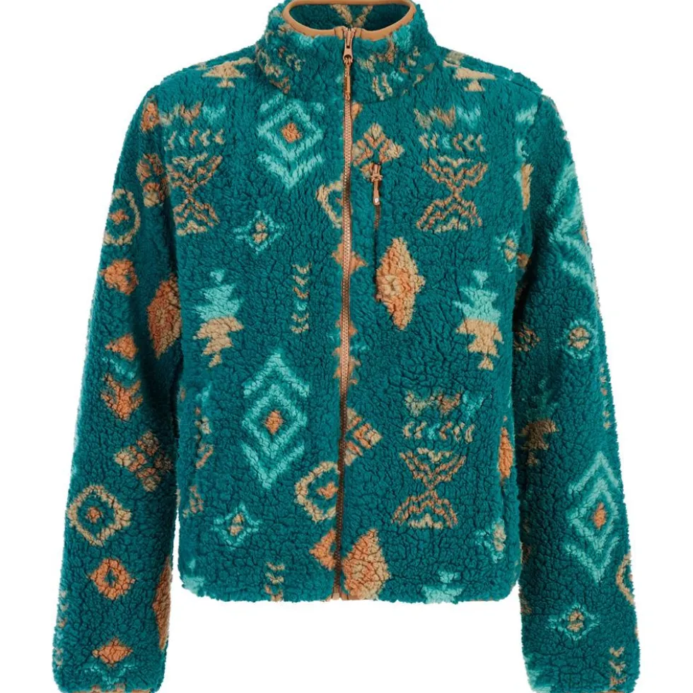 Pile Protest PrtAdele Outdoor Full Zip Top Rainstorm Blue
