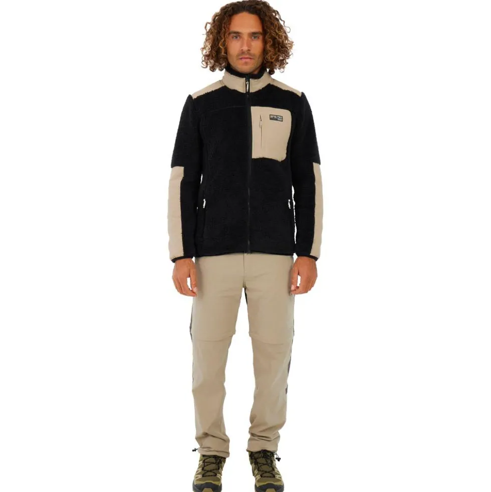 Pile Protest PrtBleaker Outdoor Full Zip Top True Black