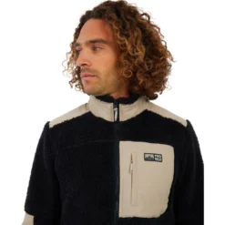 Pile Protest PrtBleaker Outdoor Full Zip Top True Black