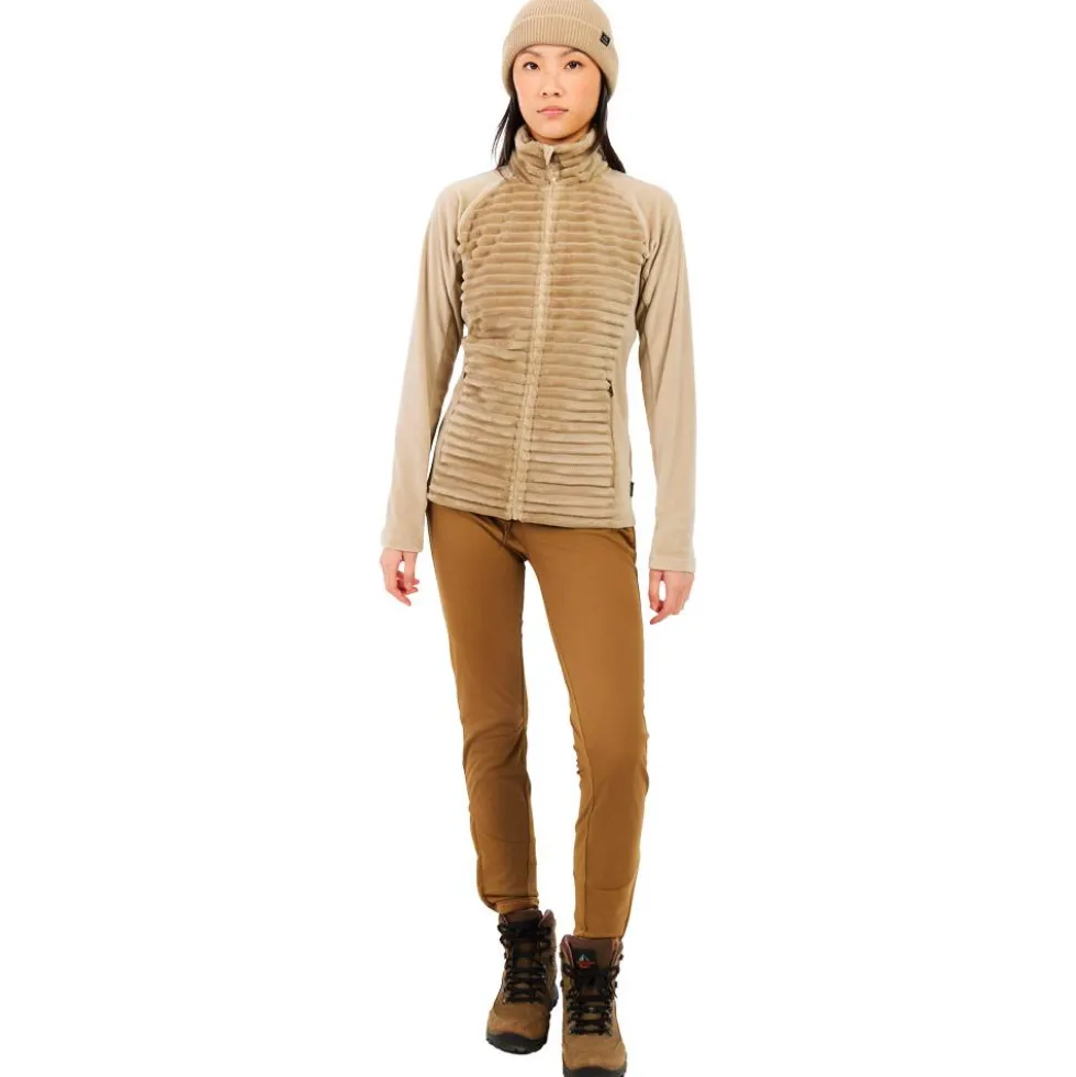 Pile Protest Prtdelay Outdoor Full Zip Top Bamboo Beige