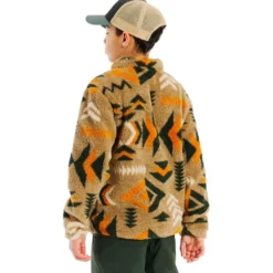 Pile Protest Prtmalton Juniorr Full Zip Top Kale Green