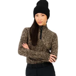 Pile Protest PrtRefuzzy 1/4 Zip Active Top True Black
