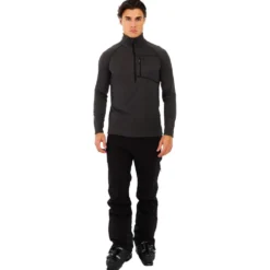 Pile Protest PrtRekody 1/4 Zip Active Top Deep Grey