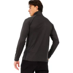 Pile Protest PrtRekody 1/4 Zip Active Top Deep Grey