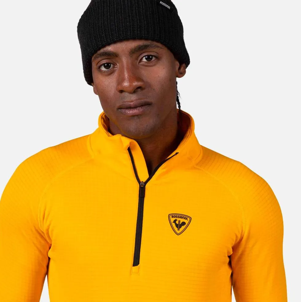 Pile Rossignol Blackside Fleece Half Zip Saffron Yellow