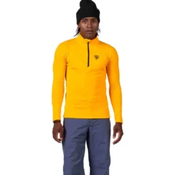 Pile Rossignol Blackside Fleece Half Zip Saffron Yellow