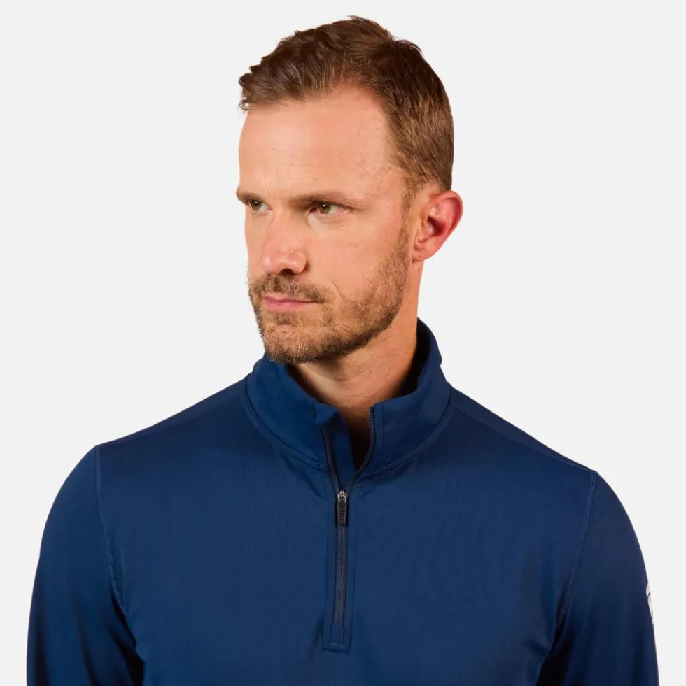 Pile Rossignol Mid Layer Stretch Half Zip Dark Navy