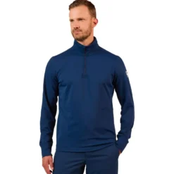Pile Rossignol Mid Layer Stretch Half Zip Dark Navy