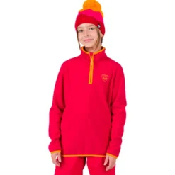 Pile Rossignol Strawpile Half Zip Ruby Red
