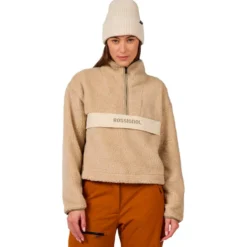 Pile Rossignol W Alltrack Half Zip Fleece Fog