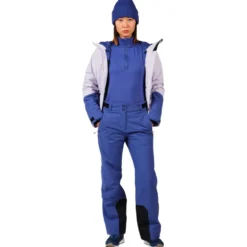 Pile Rossignol W Mid Layer Stretch Half Zip Future Blue