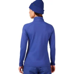 Pile Rossignol W Mid Layer Stretch Half Zip Future Blue