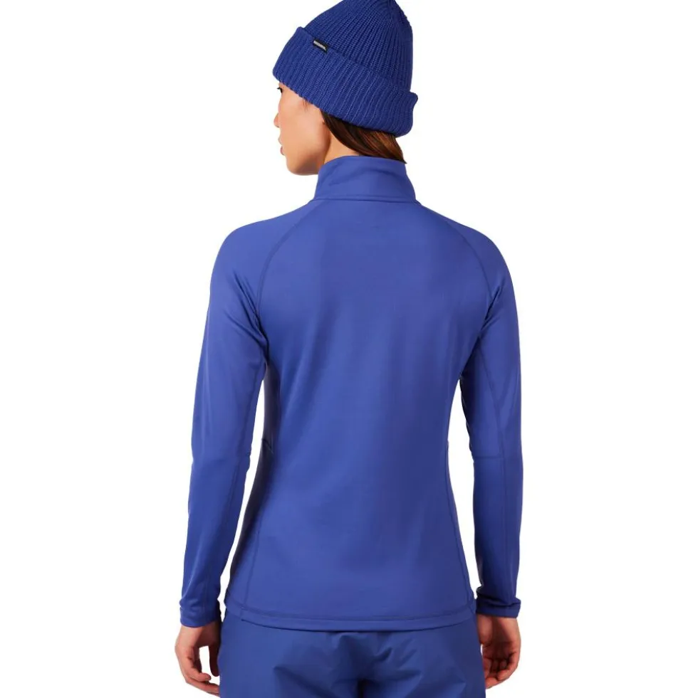 Pile Rossignol W Mid Layer Stretch Half Zip Future Blue