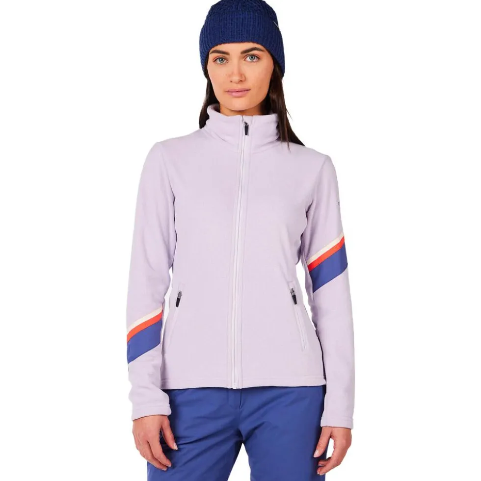 Pile Rossignol W's Strawpile Fleece Full Zip Galactic Lilac