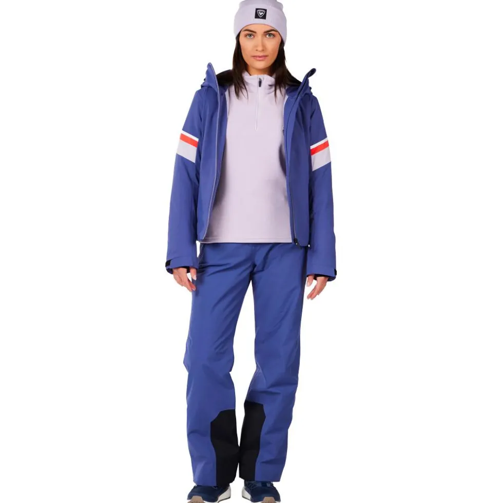 Pile Rossignol W Strawpile Fleece Half Zip Galactic Lilac